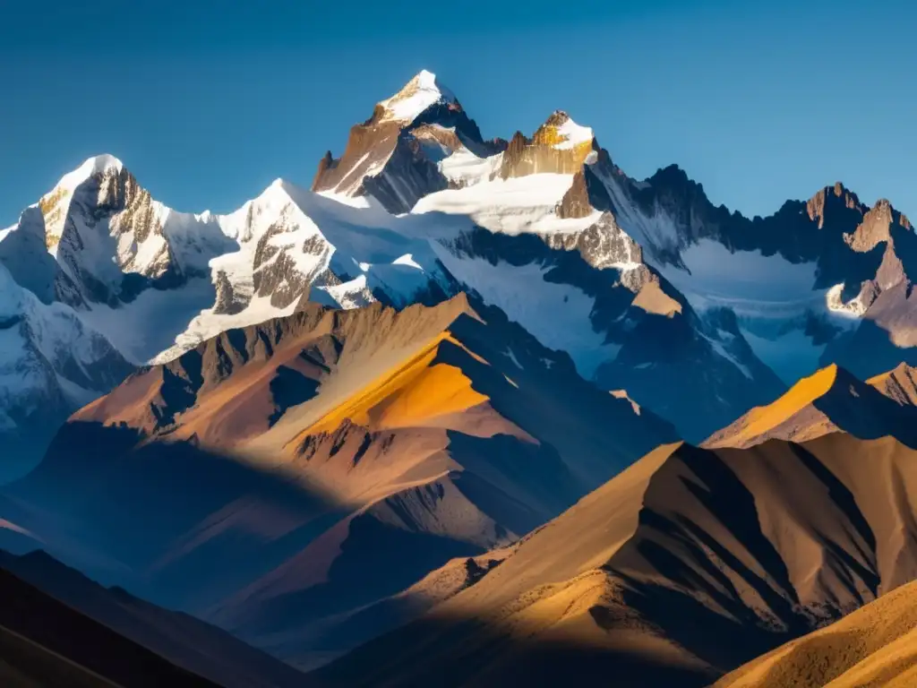 Fibra óptica en altitudes extremas: Andes majestuosos al amanecer