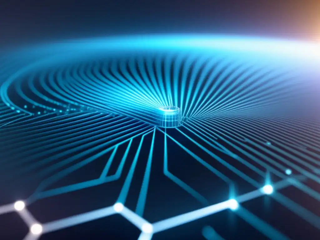 Tecnología de fibra óptica para detección temprana cáncer en imagen de dispositivo futurista y sofisticado