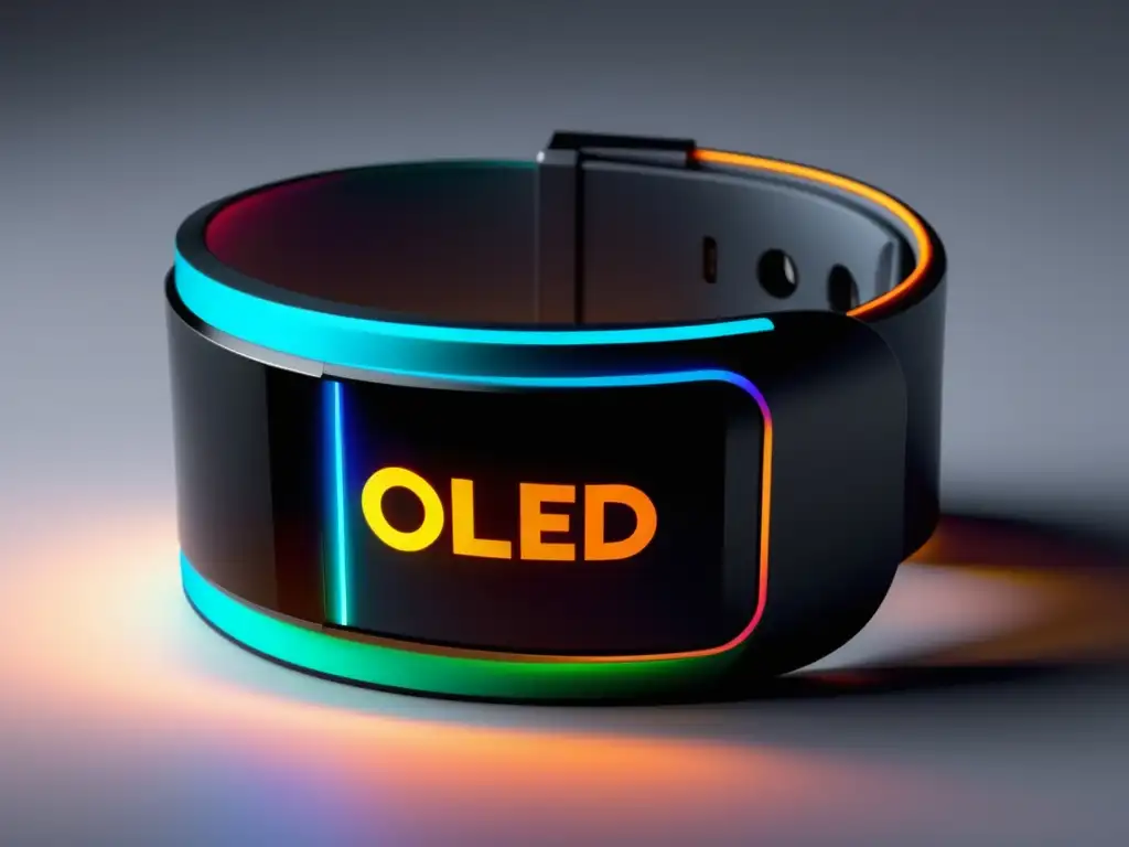 Wearable de fibra óptica con diseño minimalista y elegante, pantalla OLED vibrante y batería mejorada