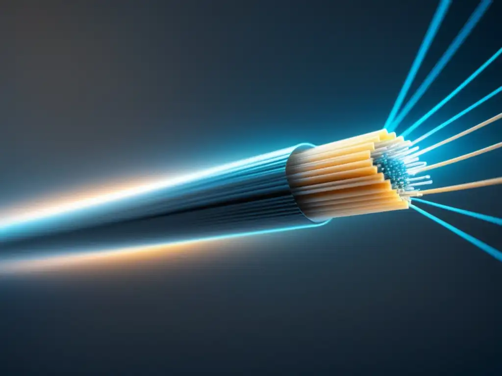 Importancia privacidad en fibra óptica: cable 8k, elegante y eficiente