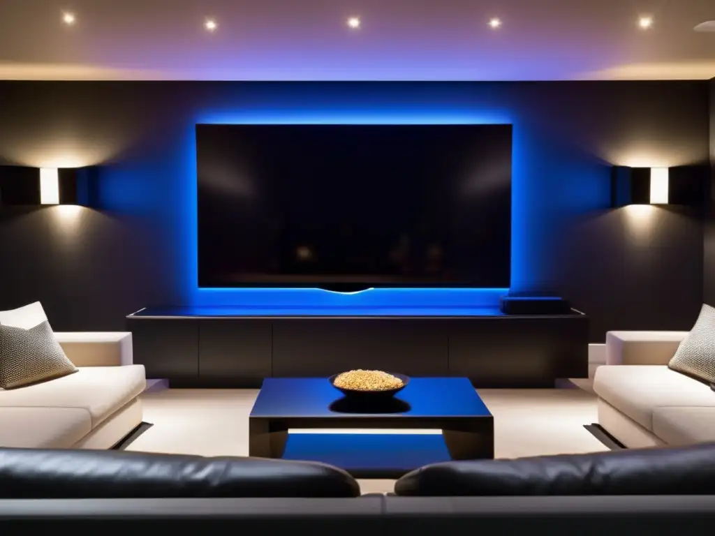 Cine en casa con fibra óptica: moderno, elegante y envolvente