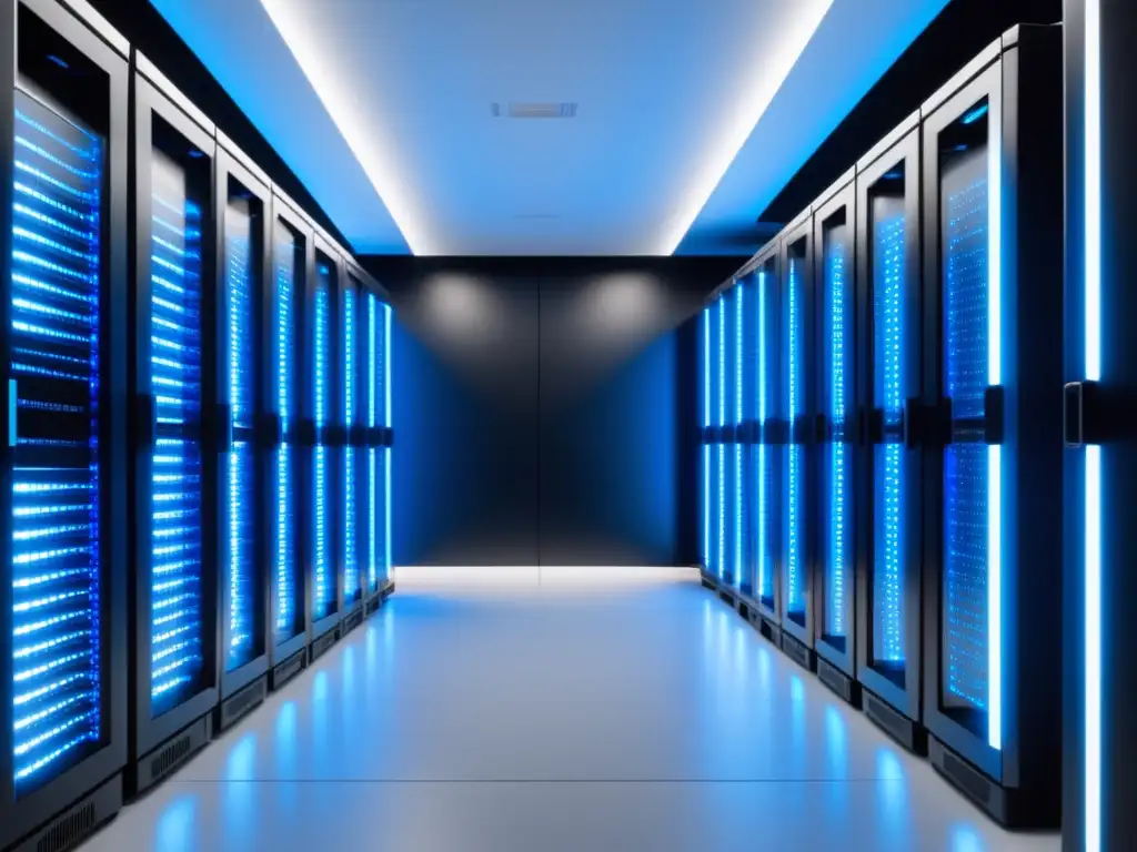 Hightech server room: Importancia de la fibra óptica en la ciberseguridad